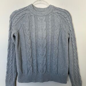 Gap Cotton Cable Knit Chunky‎ Sweater Size XS